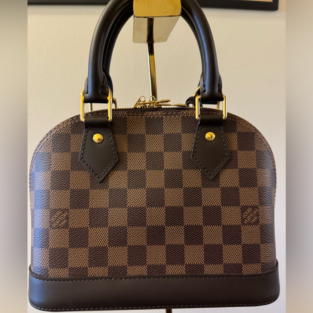 Louis Vuitton Authentic Alma BB in Damier Ebene
